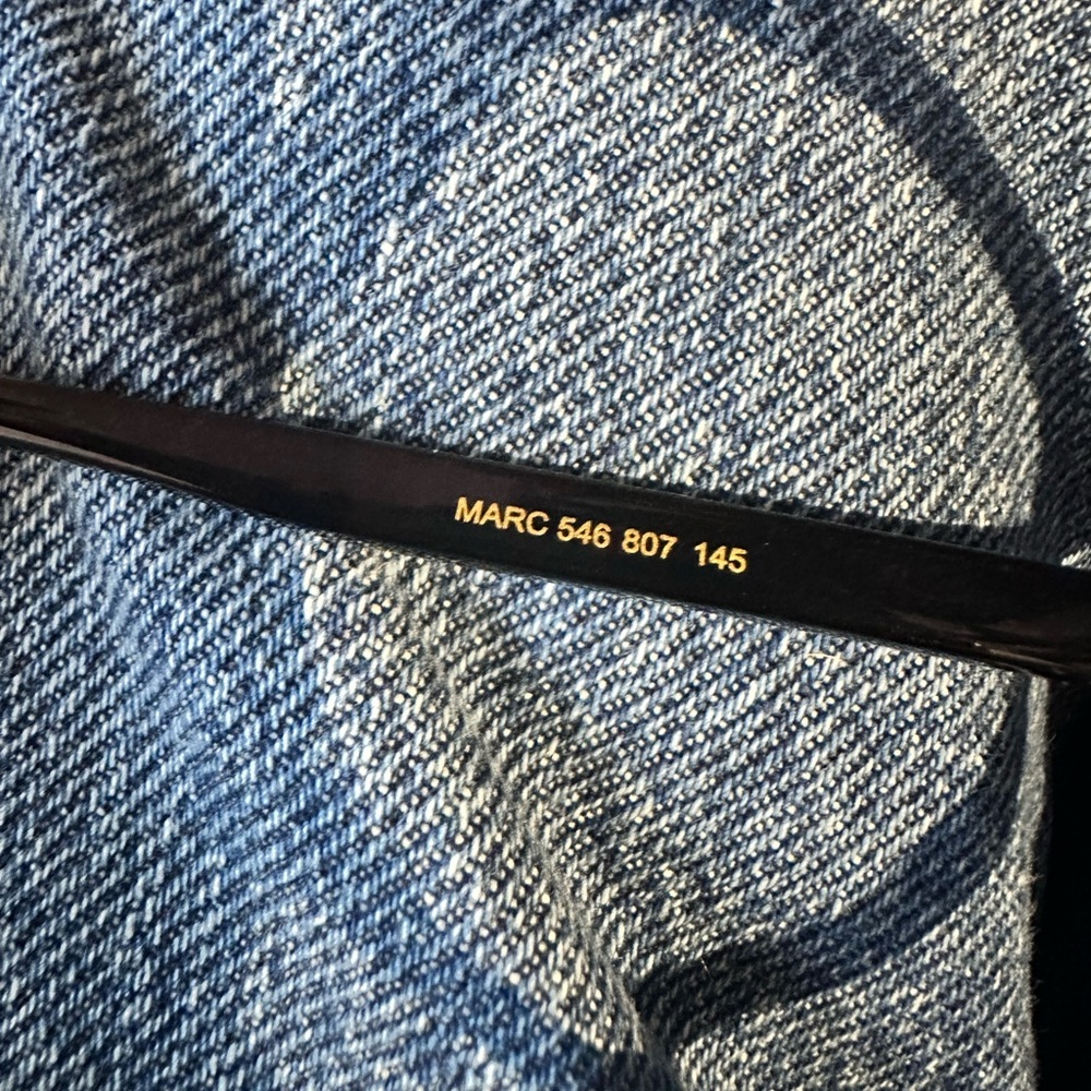 Marc Jacobs Black and Yellow Eyeglasses - Picture 3 of 4